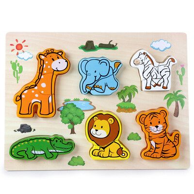 

Gotoamei Early Childhood Education Wooden Toy Hand Board Developmental Puzzle