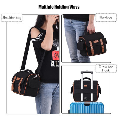 

DSLR SLR Camera Shoulder Messenger Bag Case Shockproof Waterproof for Canon Nikon Sony Panasonic Olympus&Lens