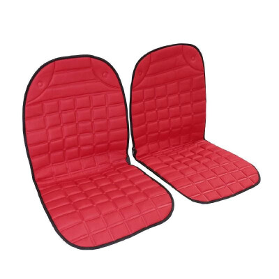 

2pcs 12V Car Front Seat Heating Cover Pad with Intelligent Temperature Controller Winter Heater