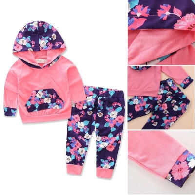 

Newborn Toddler Baby Girls Hoodie Tops SweatshirtPants 2pcs Outfits Set Costume