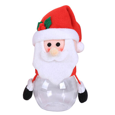 

Kids Christmas Gift Bags Candy Jar Santa Storage Bottle Sweet Xmas Bag And Boxes