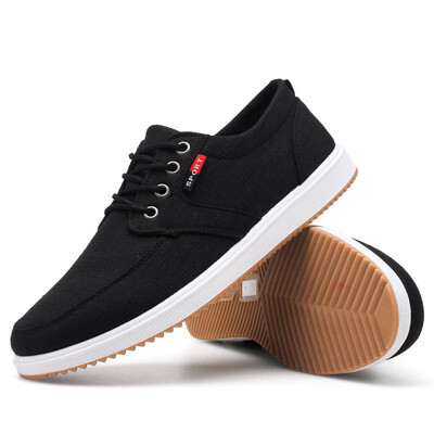 

Mens Student Canvas Casual Shoes Loafers Trainers Sports Flat Sneakers Shoes