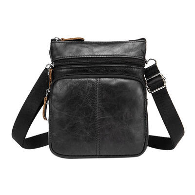

BULLCAPTAIN Business Men Leather Shoulder Bag Crossbody Messenger Bags