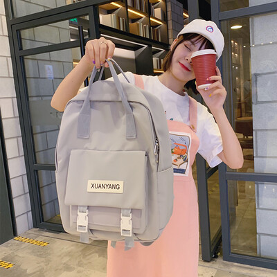 

Oxford cloth nylon ins super fire backpack female 2019 new ultra light wild anti-theft large capacity travel backpack