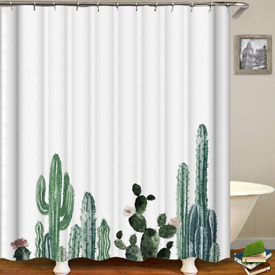 

Shower Curtain Fresh Style Blackout Curtains Waterproof Mildew-proof Bathroom Curtain 71"x71