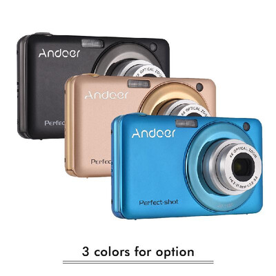 

Andoer 20MP 720P HD Digital Camera Video Camcorder with 2pcs Rechargeable Batteries 8X Optical & 4X Digital Zoom Anti-shake 27inc