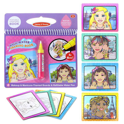 

Reusable Magic Water Painting Book Kids Coloring Doodle Drawing Board Toys