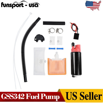 

Intank Fuel Pump W Free Installation Kit For 2000-2015 Ford F-150Jeep WranglerFord Expedition 255lph Power Flow GSS342