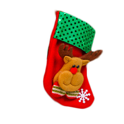 

2PCS Styllish Christmas Decorations Christmas Tree Ornaments Gift Santa Snowman Deer Christmas Cute Stocking