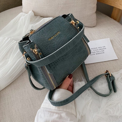 

Tailored Women Retro Serpentine Vintage Leather Messenger Bag Crossbody Bags Handle Bags