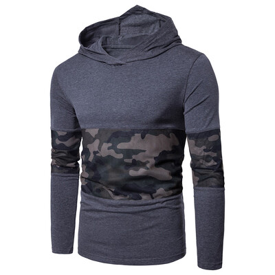 

Hooded Mesh Camouflage Panel T-shirt