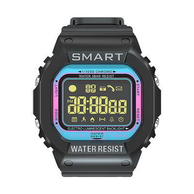 

EX16T Step Counter Sports 50m Waterproof Information Reminder Smart Watch