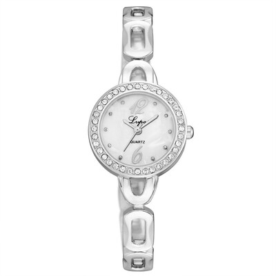 

Luxury Womens Watches Roman Numerals Scale Disc Ladies Quartz Wristwatch Rose Gold Alloy Strap Clock Lvpai Zegarki Damskie