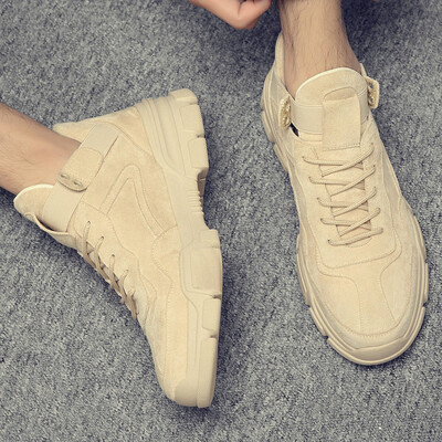 

Joker mens fashion versatile tooling Martin shoes trend England retro Martin boots leather breathable casual male Martin shoes