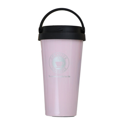 

500ml Coffee Thermos Stainless Steel Insulated Water Cups Thermos Bottle Tumbler With Handle Lid Mixing Spoon Office Thermoscup