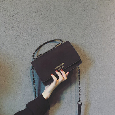 

Spring new small bag female 2019 new wave Korean version of the wild Messenger bag shoulder bag chain small square bag