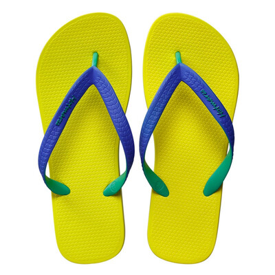 

Hotmarzz hit color ribbon casual flip flops male