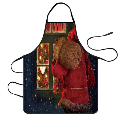 

Toponeto Christmas Decoration Waterproof Apron Kitchen Aprons Dinner Party Apron