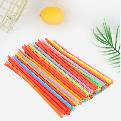 

Greensen 100PCS Colorful Plastic Bendable Drinking Straws Disposable Beverage Straws Mixed Colors Drinking StrawStraw
