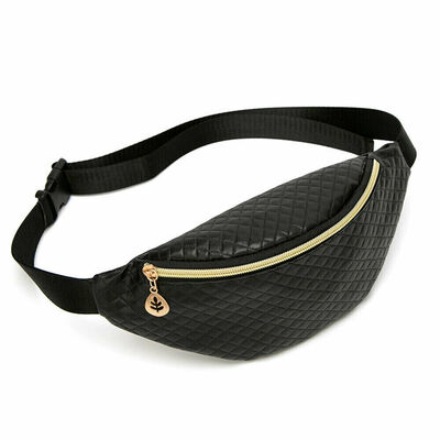 

Women Travel Waist Fanny Pack Money Belt Wallet Glitter Multicolor Bum Bag Pouch