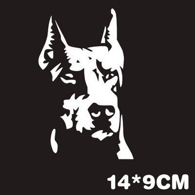 

Cartoon Dog Car Stickers Personality Car Window Sticker Car Styling Accessories