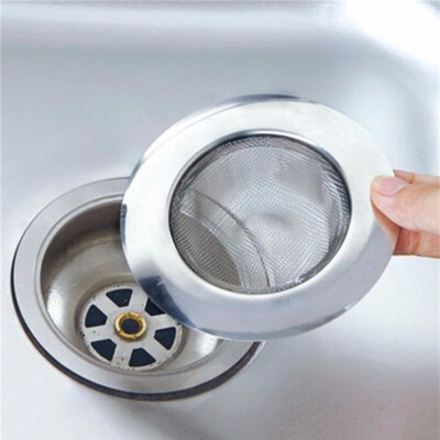 

Stainless Steel Hair Catcher Stopper Bathtub Sink Strainer Shower Drain Filter C