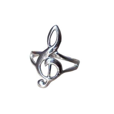 

New Arrivals Women Fashion Jewelry Musical Notes Finger Ring Gifts Lady Fashion Accessories