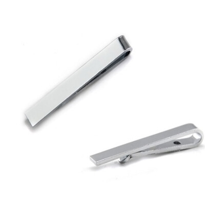 

Siaonvr Fashion Mens Stainless Steel Tone Simple Necktie Tie Bar Clasp Clip Clamp Pin