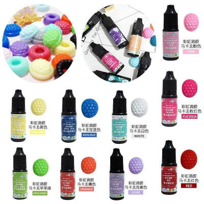 

10 Color Pigment UV Gel Polish Solid Glue For Silicone Resin Mold Jewelry Making