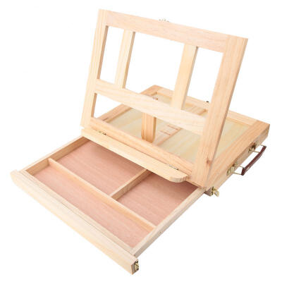 

Greensen Adjustable Folding Artist Easel Drawing Painting Portable Tabletop Easel Box with Drawer