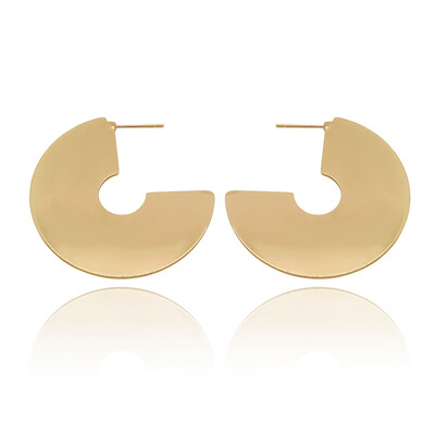 

EK2167 New Irregular C-type Metal Semicircle Drop Earring for Women Gold Color Geometric Abstract Round Dangle Earrings Brincos