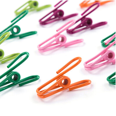 

〖Follure〗10Pcs PVC plastic Peg Pins Rope Hanging Hot Clothesline Windproof clip