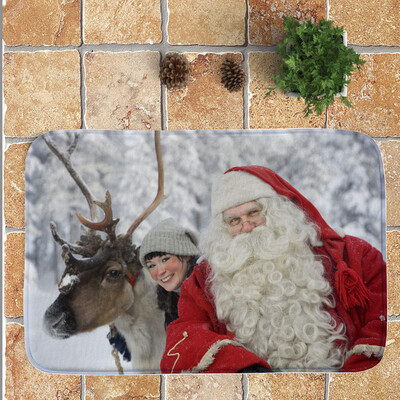 

Tailored Merry Christmas Welcome Doormats Indoor Home Carpets Decor 40x60CM