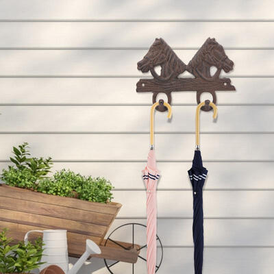 

Greensen Retro Iron Hook Hanging Wall Bar Coffee Restaurant Yard Decor