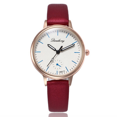 

Womens casual belt watch simple scale quartz watch