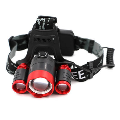

Aluminum Alloy USB Rechargeable T6 R2 LED Headlamps Strong Light Dimming Outdoor Waterproof Lighting