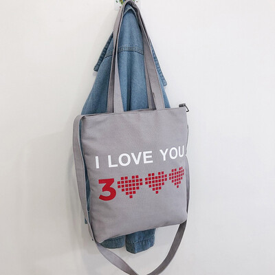 

Tailored Women Ladies Fashion Girls Letter Canvas Tote Handbag Shoulder Crossbody Bag