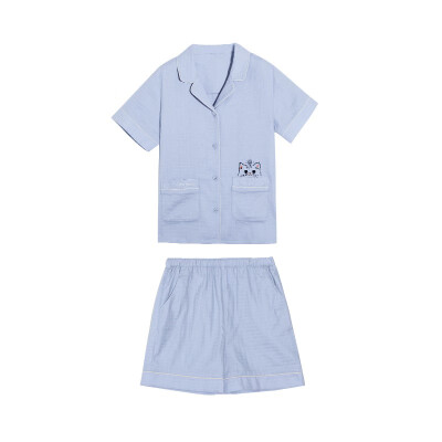 

CONYSON childrens short sleeve suit girls gauze pajamas 4999