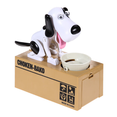 

New Cute Stealing Coin Money Box Dog Piggy Bank Storage Saving Box