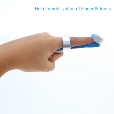 

Trigger Finger Splint Aluminum & Foam Support Brace for Mallet FingerSprainFracturePain ReliefFinger Knuckle Immobilization