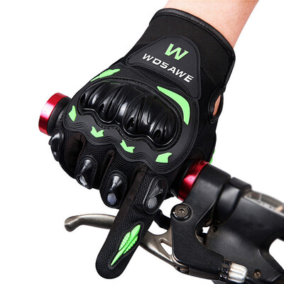 

1 Pair WOSAWE Off-road Bicycle Full Finger Gloves Bike Cycling Shock-absorbing