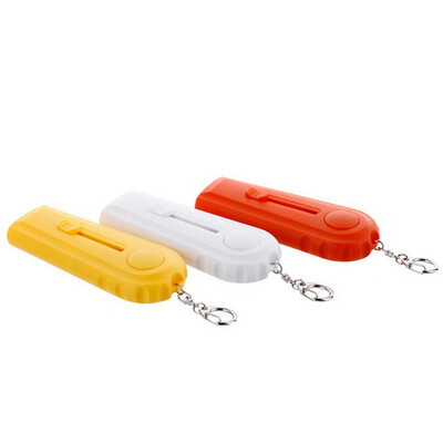 

3pcs ABS Plastic Beer Bottle Opener Stainless Steel Blade Keyring Bottle Opener Kitchen Tools