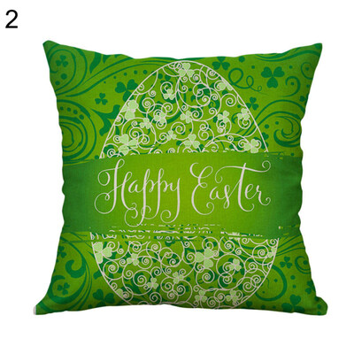 

Cartoon Easter Rabbit Pillow Case Sofa Waist Throw Cushion Cover Home Decor