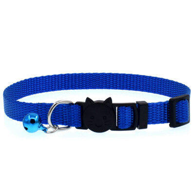 

Cat Nylon Collar Adjustable Safety Buckle Colorful Bell Pet Supplies Collar Necklace