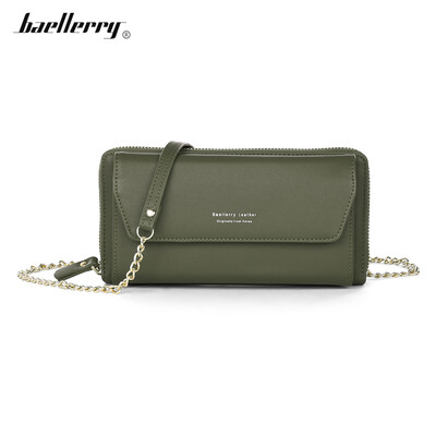 

Baellerry Women PU Leather Chain Crossbody Shoulder Phone Bag Long Wallet