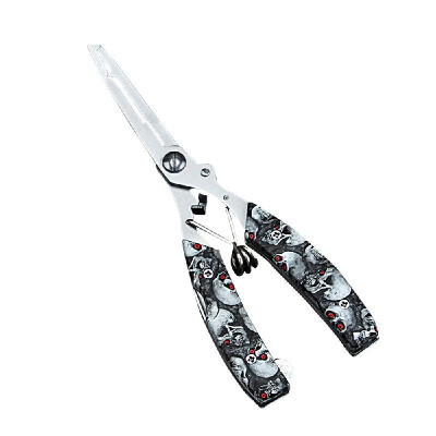 

Multi-purpose Stainless Steel Pliers Scissors Line Cutter Camouflage Fishing Pliers Lure Hook Remover Tackle Tool Fishing Accessor
