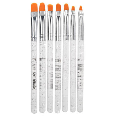 

Greensen 7pcs Nail Art UV Gel Extending Pen UV Gel Nail Art Brush Manicure Tool