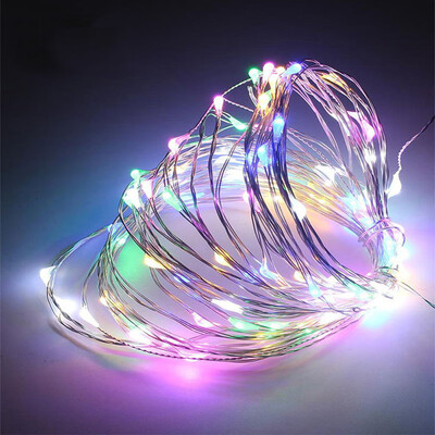 

Tailored 100 LED Battery Powered Copper Wire Fairy String Light Christmas Waterproof