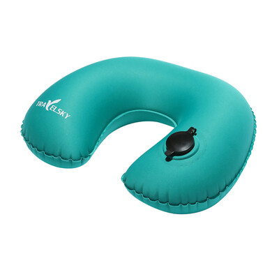 

Toponeto Inflatable Soft Car Travel Head Neck Rest Air Cushion U Pillow Sleep Cushion
