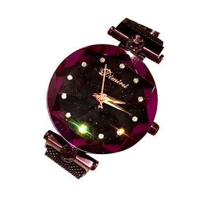 

Fashion Women Starry Sky Watches Waterproof Watch Caramel colour